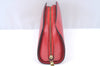 Authentic Louis Vuitton Epi Dauphine Cosmetic Pouch Red M48447 LV K6163