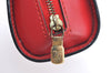 Authentic Louis Vuitton Epi Dauphine Cosmetic Pouch Red M48447 LV K6163