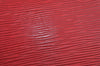 Authentic Louis Vuitton Epi Dauphine Cosmetic Pouch Red M48447 LV K6163