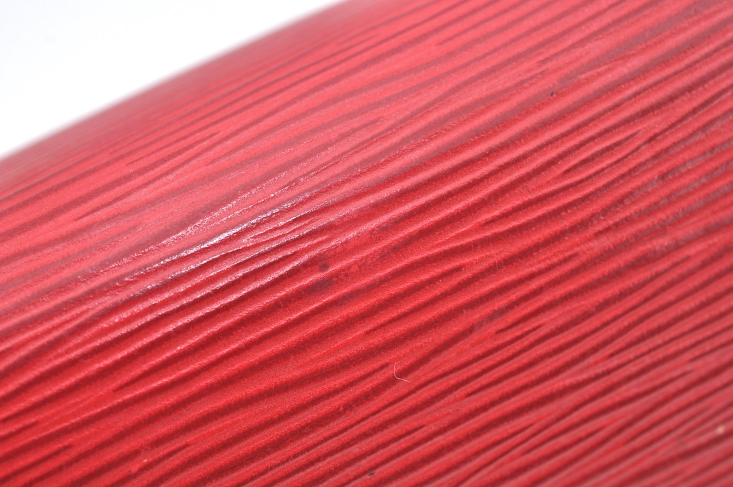 Authentic Louis Vuitton Epi Dauphine Cosmetic Pouch Red M48447 LV K6163