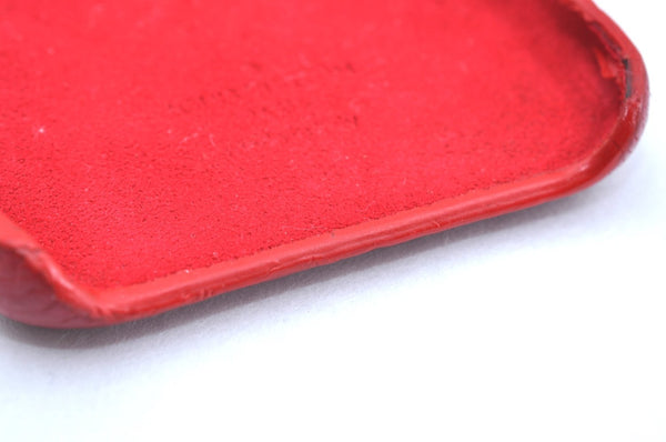 Authentic Louis Vuitton Monogram Bumper X Xs iPhone Case Red M68894 LV K6165