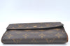 Authentic Louis Vuitton Monogram Porte Tresor Etui Papier Wallet M61202 LV K6168