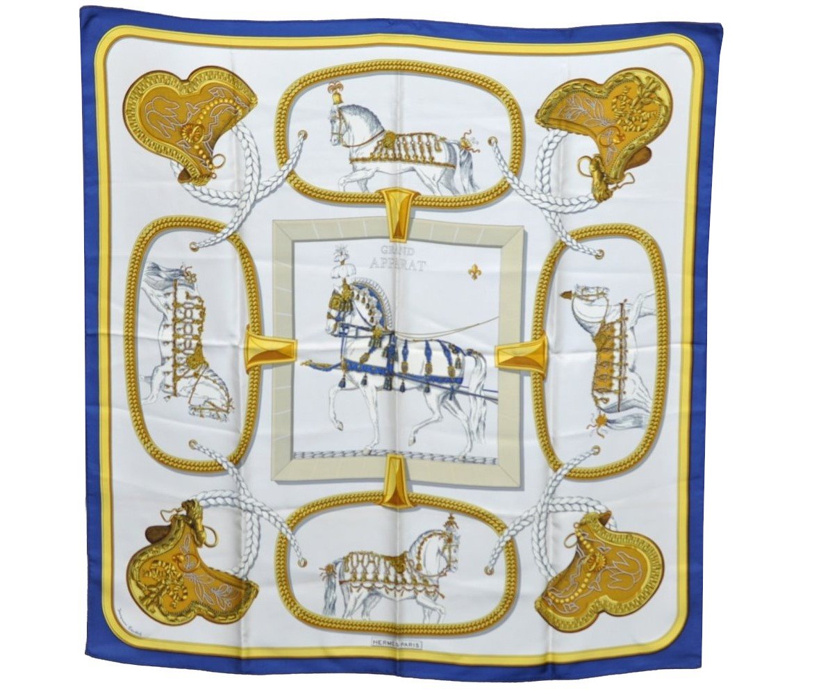 Authentic HERMES Carre 90 Scarf 