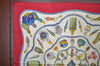 Authentic HERMES Carre 90 Scarf "Qu' importe le flacon" Silk Red K6177