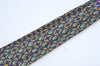 Authentic HERMES Tie Necktie Watermelon Pattern Silk 7658TA Navy Green K6181