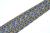 Authentic HERMES Tie Necktie Watermelon Pattern Silk 7658TA Navy Green K6181