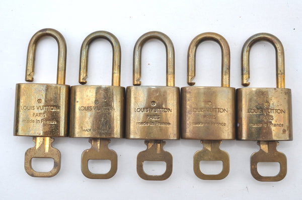 Authentic Louis Vuitton Padlock & Keys 10Set LV K6187