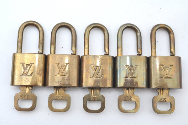 Authentic Louis Vuitton Padlock & Keys 10Set LV K6187