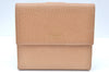 Authentic GUCCI Swing Bifold Wallet Purse Leather 368233 Beige Light Blue K6196