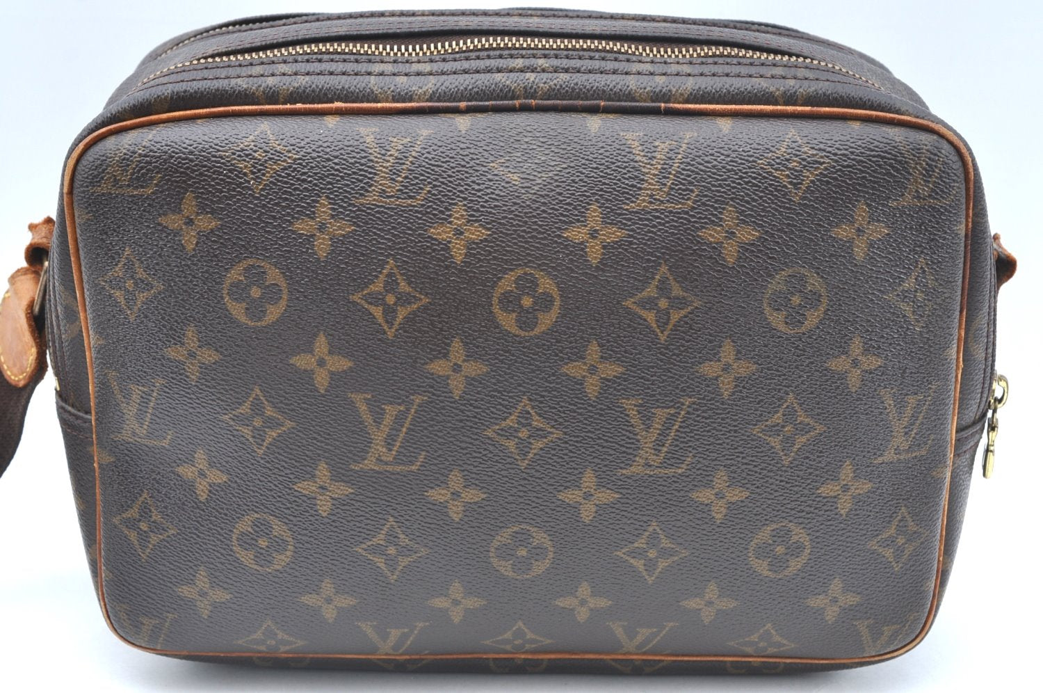 Authentic Louis Vuitton Monogram Reporter PM Shoulder Cross Bag M45254 LV K6200