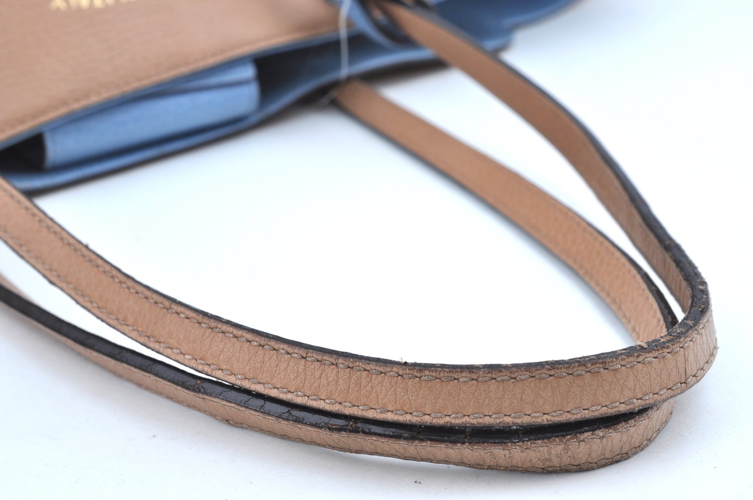 Authentic GUCCI Vintage Swing Large Shoulder Tote Bag Leather 354397 Beige K6223