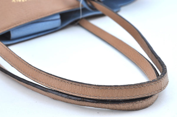 Authentic GUCCI Vintage Swing Large Shoulder Tote Bag Leather 354397 Beige K6223