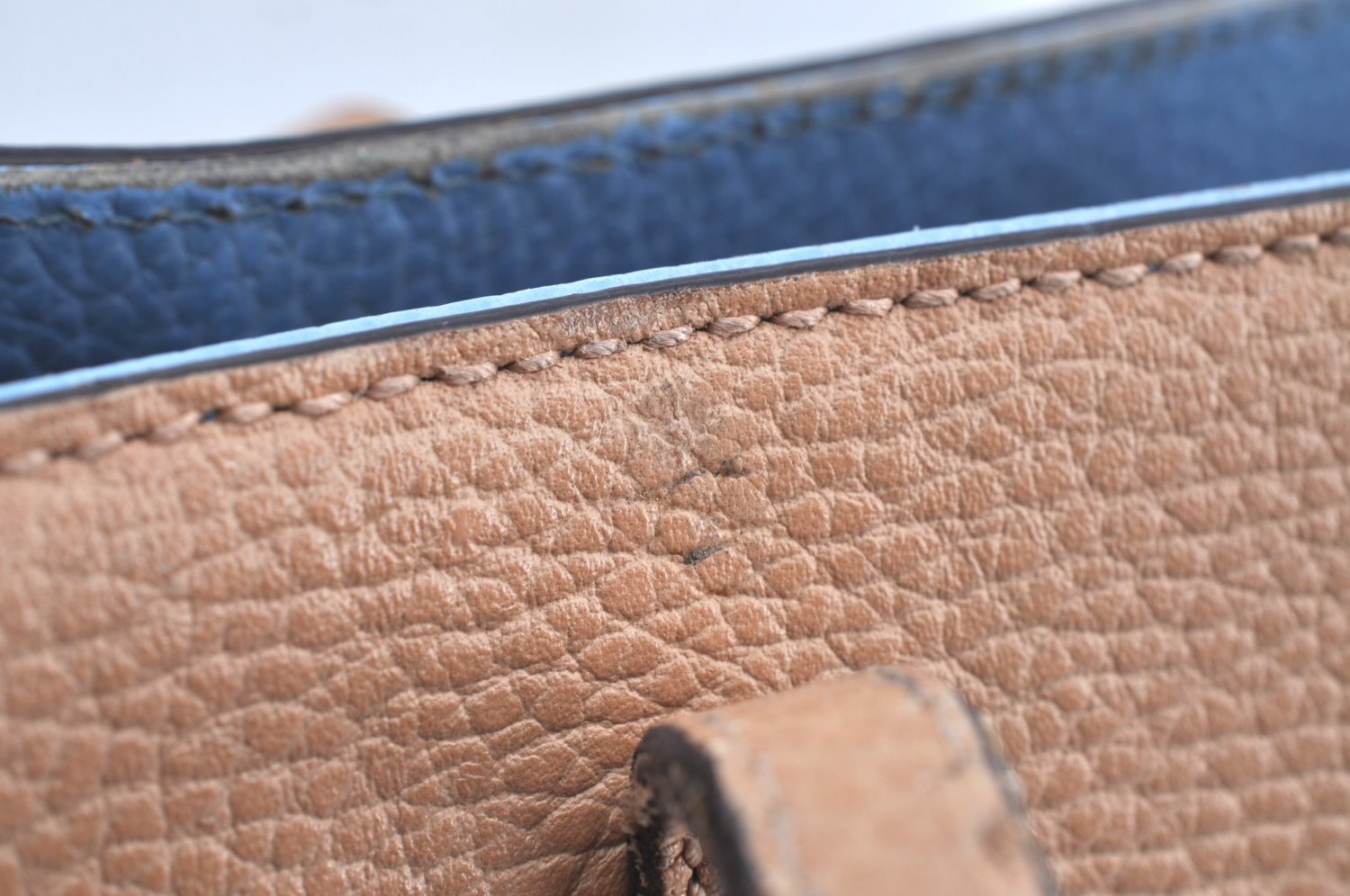 Authentic GUCCI Vintage Swing Large Shoulder Tote Bag Leather 354397 Beige K6223