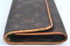 Authentic Louis Vuitton Monogram Pochette Twin GM Shoulder Bag M51852 LV K6224
