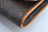 Authentic Louis Vuitton Monogram Pochette Twin GM Shoulder Bag M51852 LV K6224
