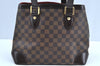 Authentic Louis Vuitton Damier Hampstead PM Shoulder Tote Bag N51205 LV K6240