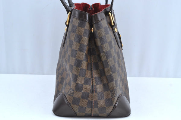 Authentic Louis Vuitton Damier Hampstead PM Shoulder Tote Bag N51205 LV K6240
