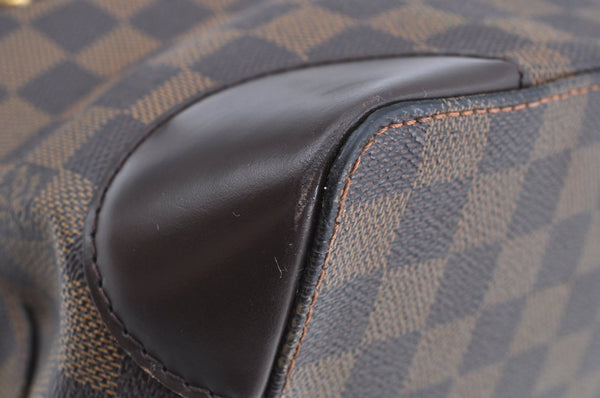 Authentic Louis Vuitton Damier Hampstead PM Shoulder Tote Bag N51205 LV K6240