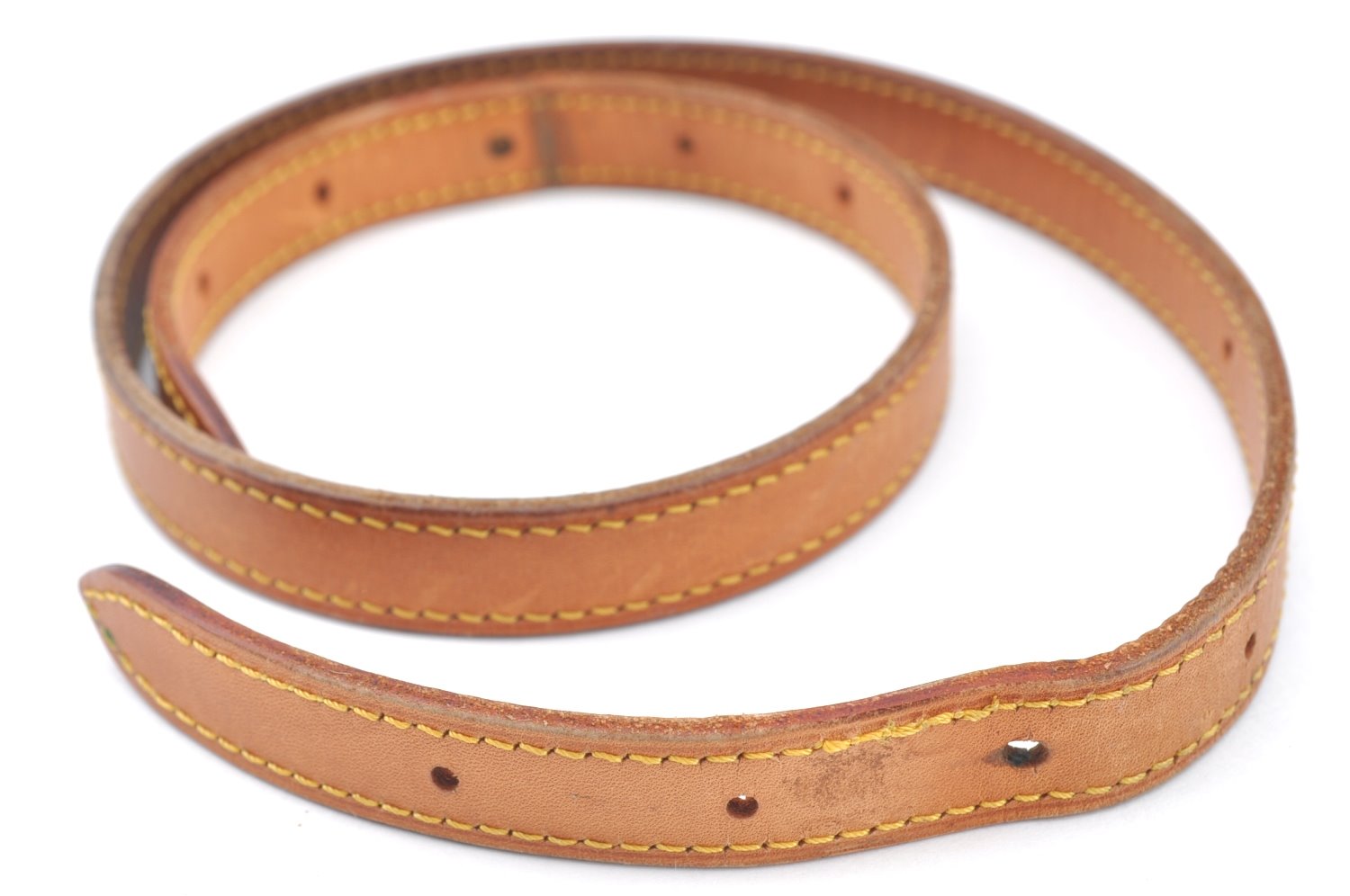 Authentic Louis Vuitton Leather Shoulder Strap For Bucket GM 31.9