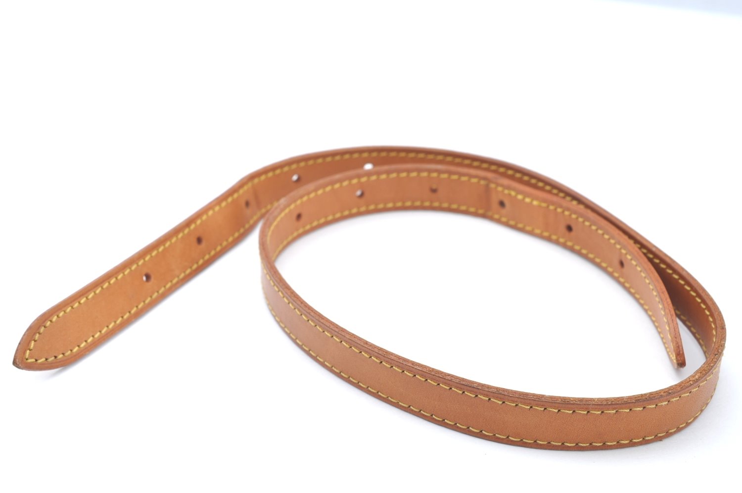 Authentic Louis Vuitton Leather Shoulder Strap For Bucket GM 31.9