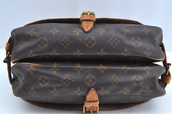 Authentic Louis Vuitton Monogram Saumur 30 Shoulder Cross Bag M42256 LV K6272