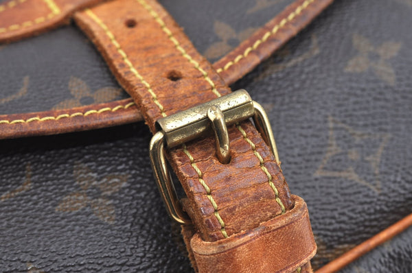 Authentic Louis Vuitton Monogram Saumur 30 Shoulder Cross Bag M42256 LV K6272