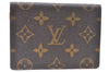 Authentic Louis Vuitton Monogram Porte 2 Cartes Vertical M60533 Pass Case K6305