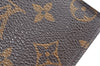 Authentic Louis Vuitton Monogram Porte 2 Cartes Vertical M60533 Pass Case K6305