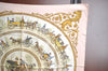 Authentic HERMES Carre 90 Scarf "LA PROMENADE DE LONGCHAMPS" Silk Pink K6332