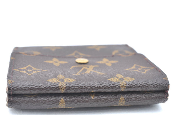 Authentic Louis Vuitton Monogram M61652 Porte Monnaie Billet Carte Credit K6354