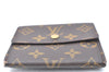 Authentic Louis Vuitton Monogram M61652 Porte Monnaie Billet Carte Credit K6354