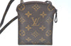 Authentic Louis Vuitton Monogram Pochette Secret M45484 Shoulder Bag Pouch K6364