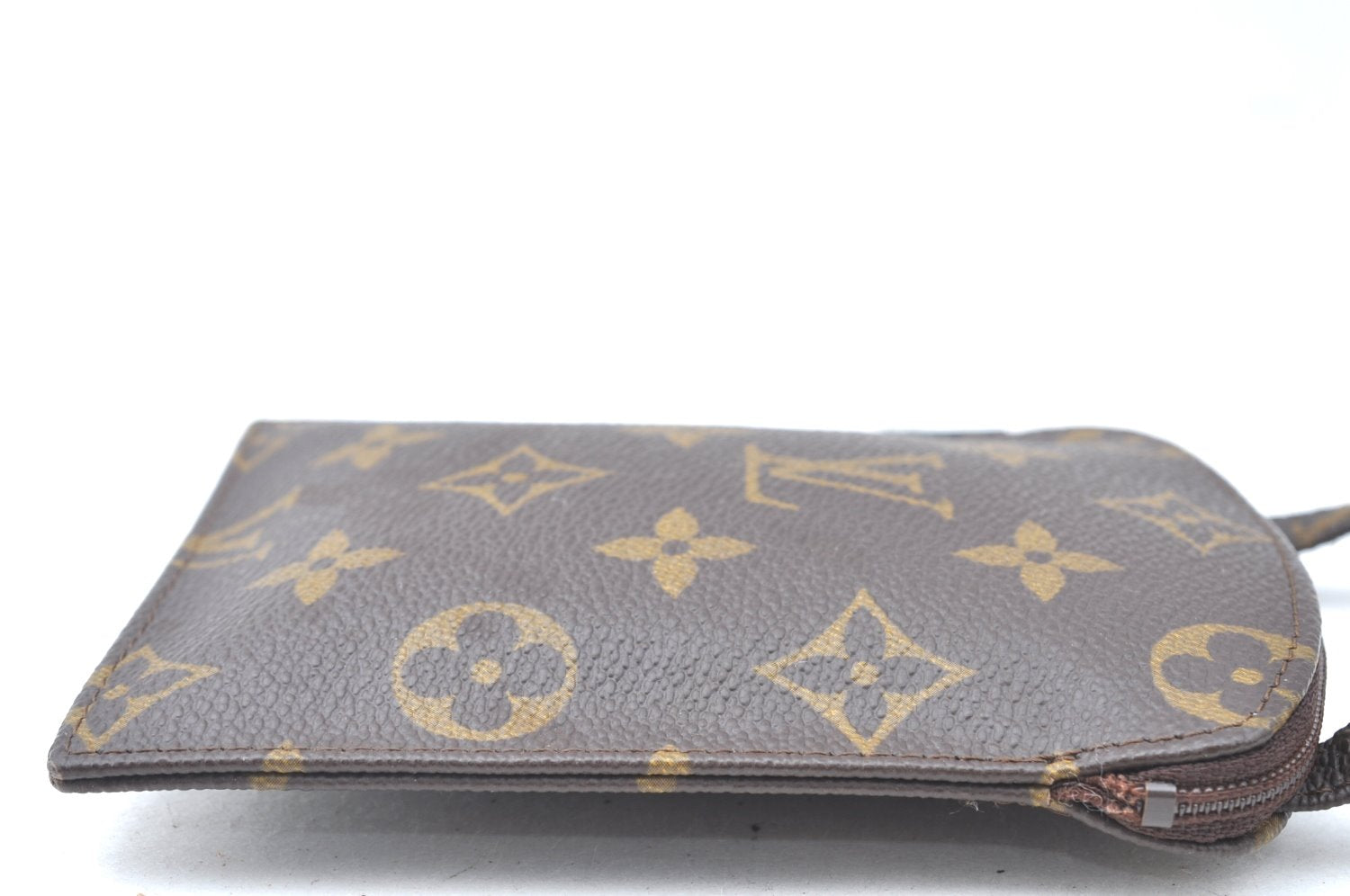 Authentic Louis Vuitton Monogram Pochette Secret M45484 Shoulder Bag Pouch K6364