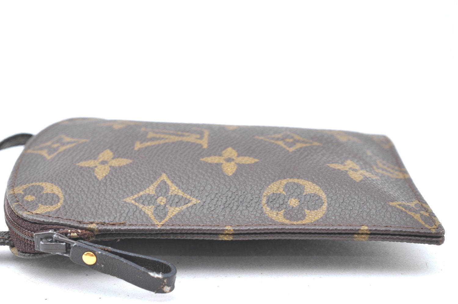 Authentic Louis Vuitton Monogram Pochette Secret M45484 Shoulder Bag Pouch K6364