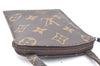 Authentic Louis Vuitton Monogram Pochette Secret M45484 Shoulder Bag Pouch K6364