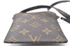 Authentic Louis Vuitton Monogram Pochette Secret M45484 Shoulder Bag Pouch K6364