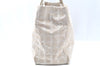 Authentic CHANEL New Travel Line Shoulder Tote Bag Nylon Leather Beige K6366