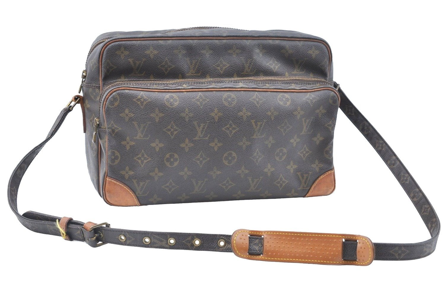 Authentic Louis Vuitton Monogram Nile 34 Shoulder Cross Body Bag M45242 LV K6369