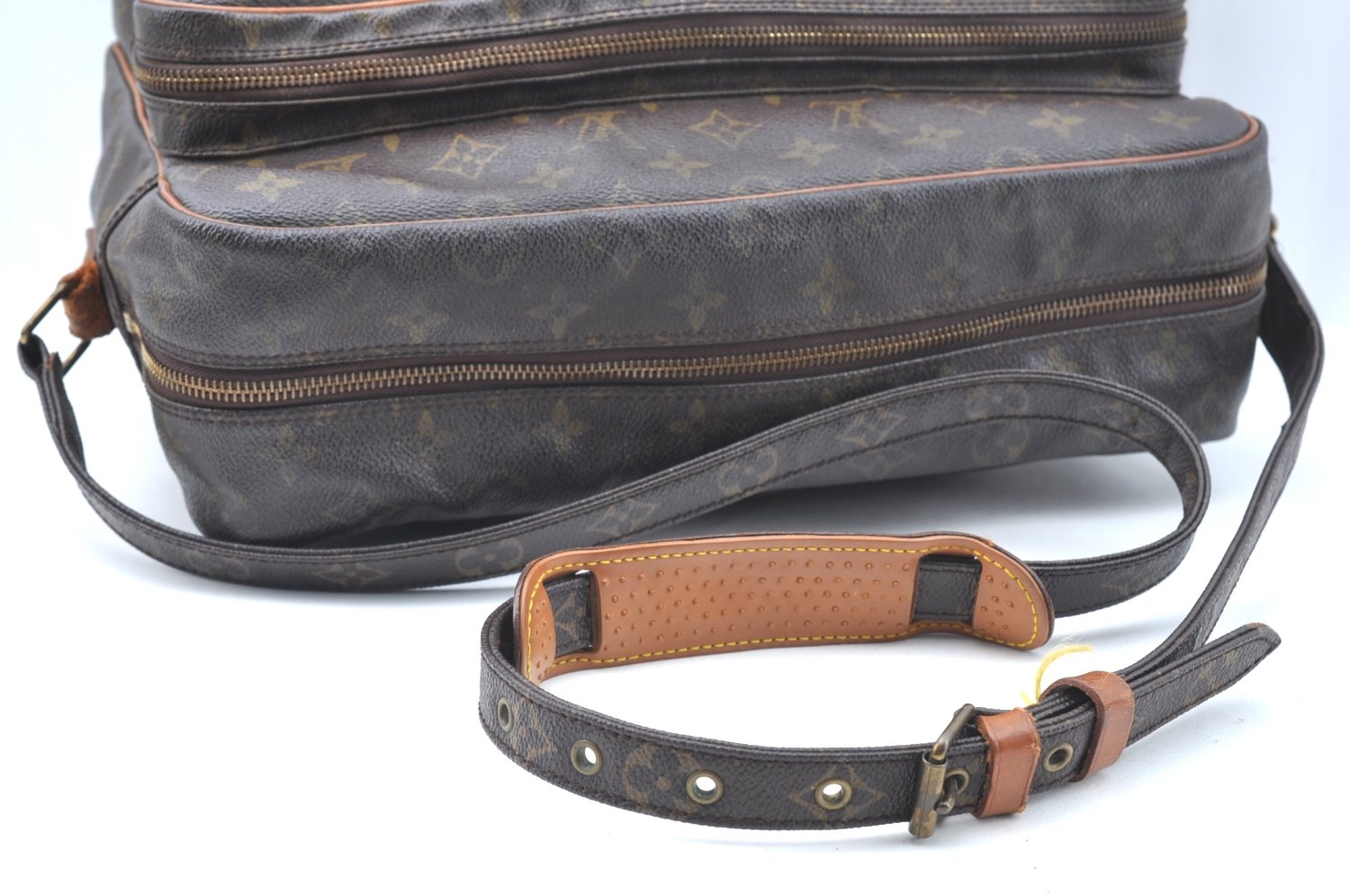 Authentic Louis Vuitton Monogram Nile 34 Shoulder Cross Body Bag M45242 LV K6369