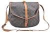 Authentic Louis Vuitton Monogram Saumur 35 Shoulder Cross Bag M42254 LV K6385