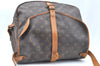 Authentic Louis Vuitton Monogram Saumur 35 Shoulder Cross Bag M42254 LV K6385
