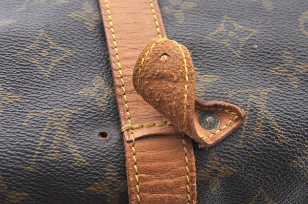 Authentic Louis Vuitton Monogram Saumur 35 Shoulder Cross Bag M42254 LV K6385