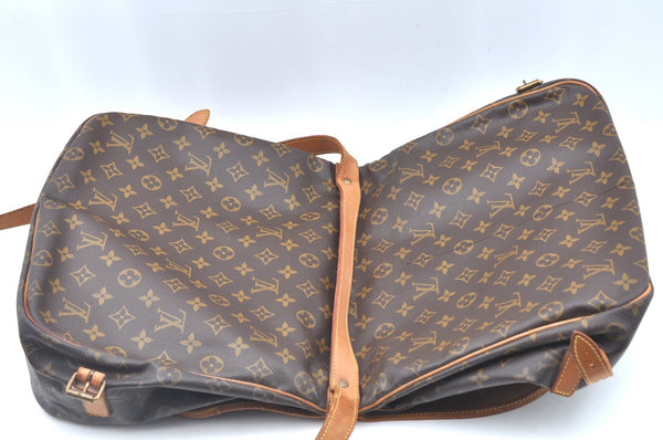 Authentic Louis Vuitton Monogram Saumur 35 Shoulder Cross Bag M42254 LV K6385