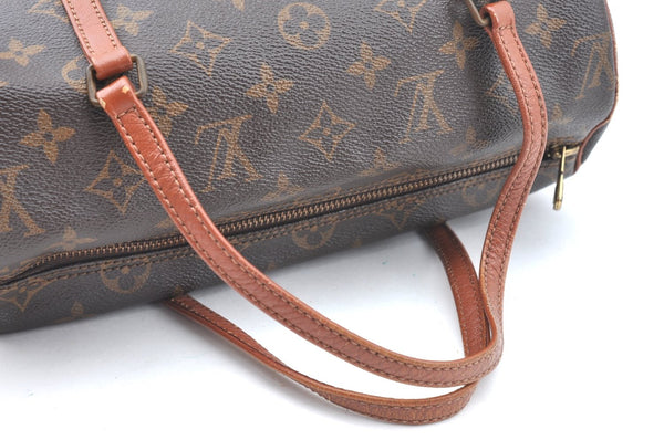 Authentic Louis Vuitton Monogram Papillon 26 Hand Bag Old Model LV K6391