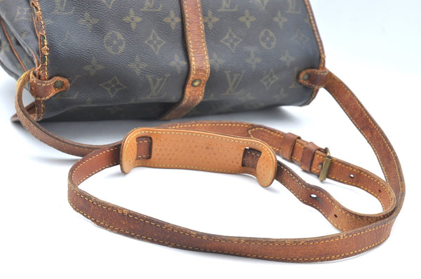 Authentic Louis Vuitton Monogram Saumur 30 Shoulder Cross Bag M42256 LV K6401