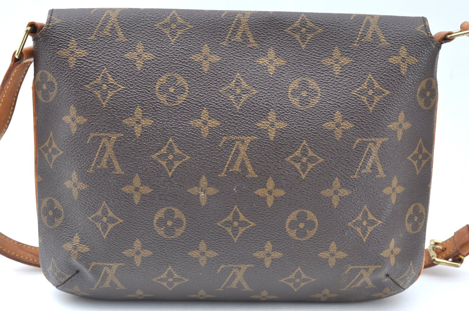 Authentic Louis Vuitton Monogram Musette Tango Shoulder Bag M51257 LV K6410