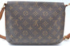 Authentic Louis Vuitton Monogram Musette Tango Shoulder Bag M51257 LV K6410