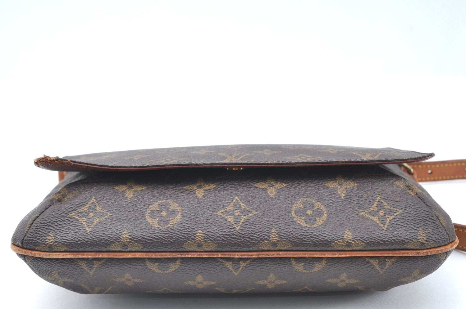 Authentic Louis Vuitton Monogram Musette Tango Shoulder Bag M51257 LV K6410