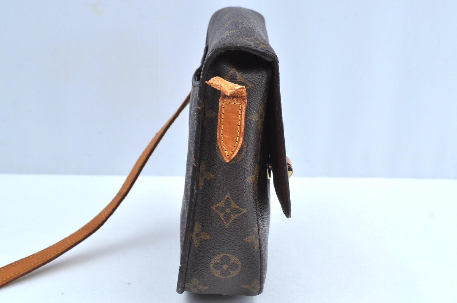 Authentic Louis Vuitton Monogram Saint Cloud MM M51243 Shoulder Bag Junk K6413