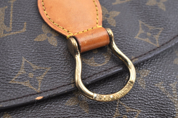 Authentic Louis Vuitton Monogram Saint Cloud MM M51243 Shoulder Bag Junk K6413
